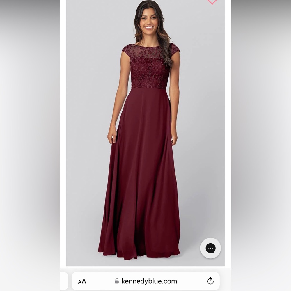 Kennedy Blue Bridesmaids Dress- Lola Bordeaux